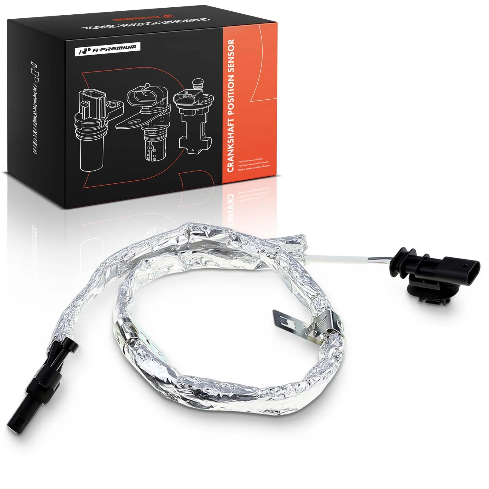 A-Premium Crankshaft Position Sensor for Dodge Dart 2014-2016 Fiat 500 2014-2017