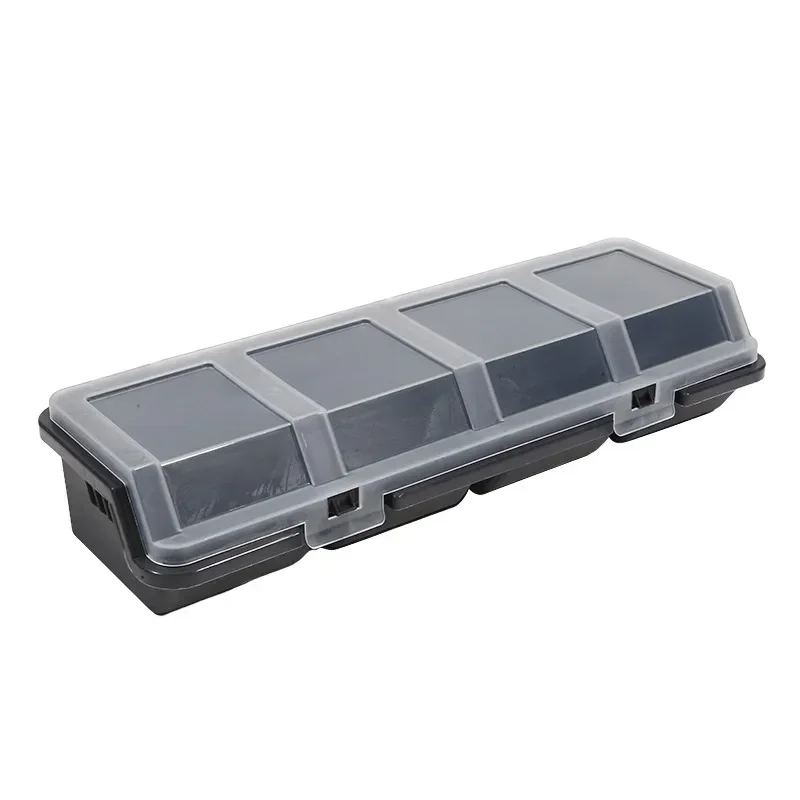 Multi Compartment Plastic Storage Box Small Parts Organizer Case Durable Hardware Screws Jewelry Container Home Workshop Office