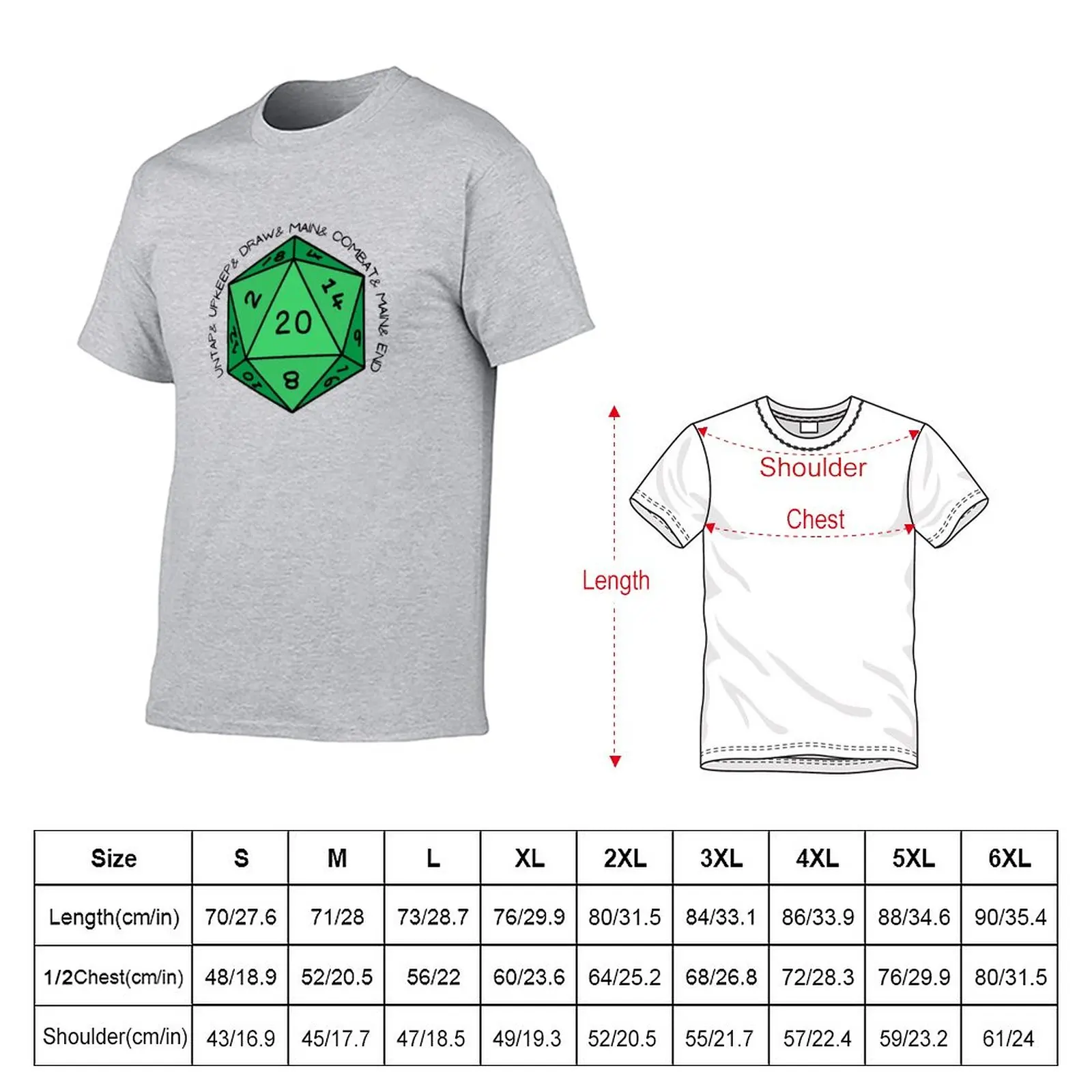 UNTAP, UPKEEP, DRAW MTG Inspired T-Shirt sweat shirts summer top quick-drying mens graphic t-shirts