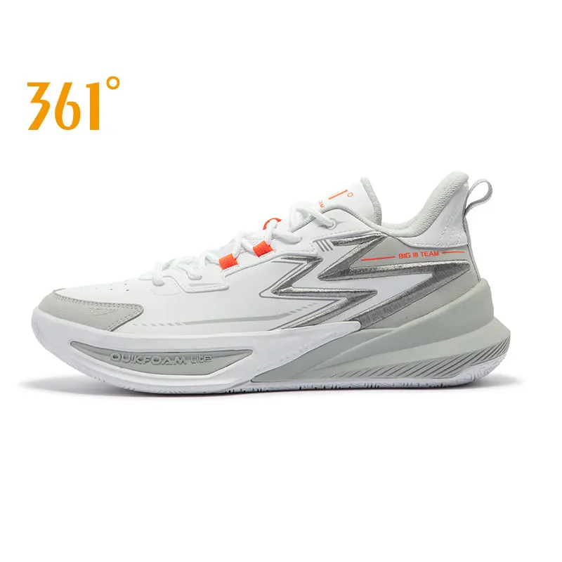 

361 Degrees BIG3 Team 2.0 Leather Men's Basketball Shoes Sport Cushioning Wear-Resistant Protection Ankle Sneakers 672431124