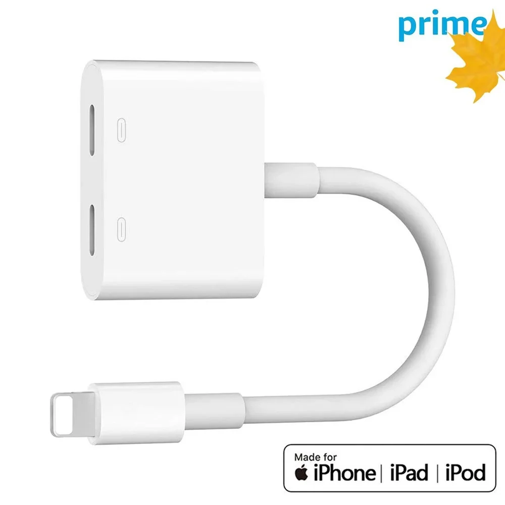 Headphone OTG Adapter for iPhone X/XS/XS Max/XR/8/8 Plus/7/7 Plus Adaptor Headset Splitter Earphone Connector Dongle Convertor