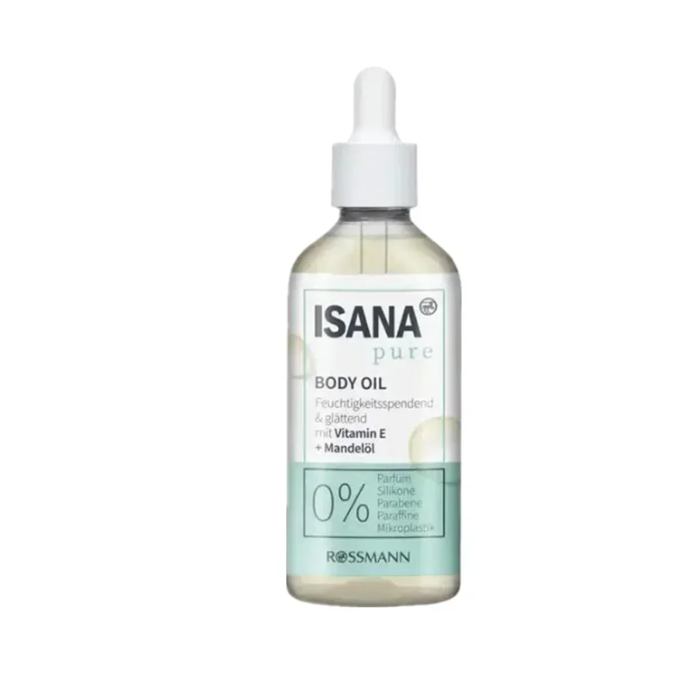 Germany Isana Pure Vitamin E Almond Essential Oil 90ml Hydrating Strengthen The Skin Barrier Nourishing Anti-wrinkle Skin Care