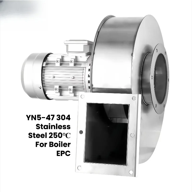 Stainless steel medium pressure induced air centrifugal fan, medical workshop EPC project industrial solution provider