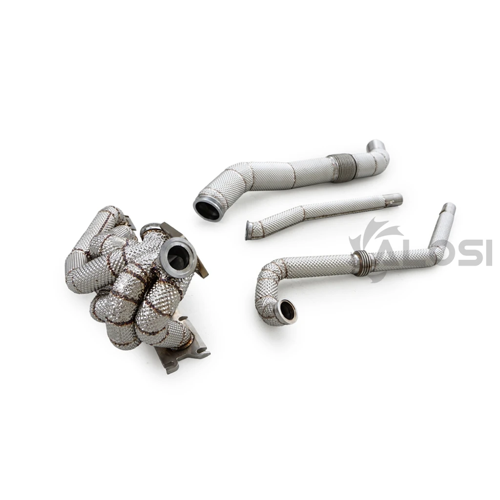 Heat-shielded exhaust turbo manifold for BMW M240 M340 M440 Gen2 B58 BMW G series chassis turbocharger T4 interface turbocharger