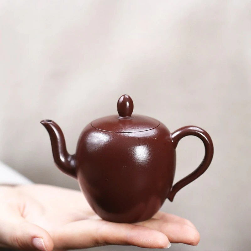 

Yixing Zisha Teapot Yu Ru Pot Handmade Kungfu Teapot Purple Clay Chinese Tea Pot