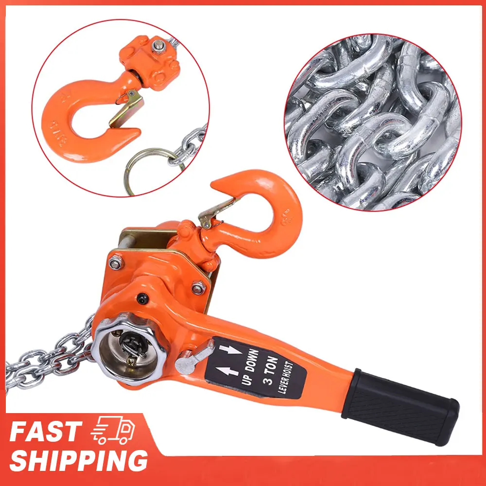 كتلة يدوية تدوير سلسلة عجلة اليد حلقة مقاومة للسقوط ضبط موقف رافعة عالية للبناء الميكانيكي #1