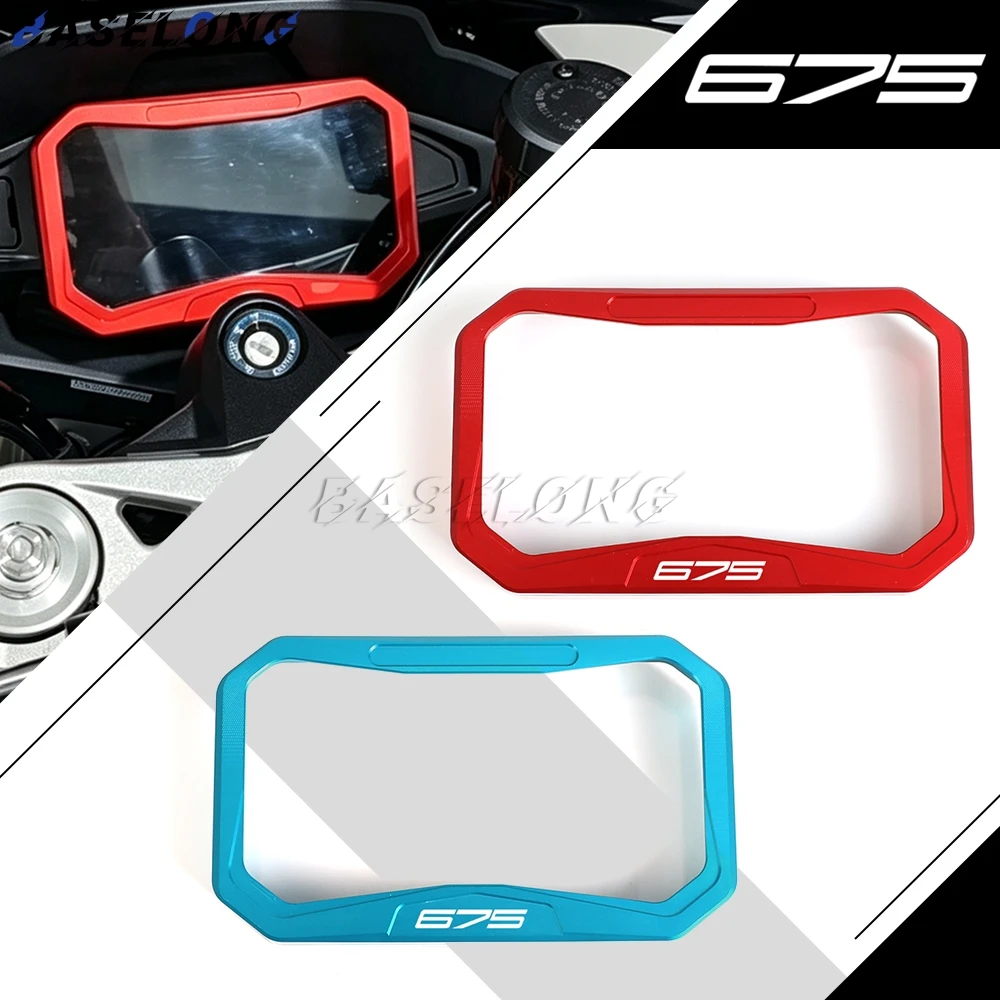TFT Anti Theft Dashboard Bezel Frame Cover Instrument Display Guard Protector For CFMOTO 675NK 675 SRR 675SS 675 SR-R 2025 2026
