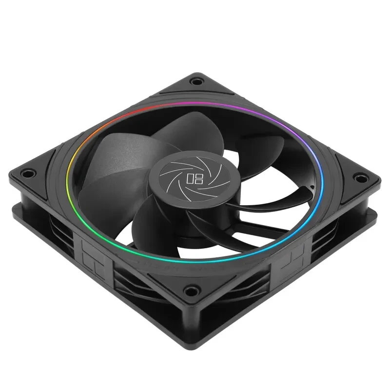 Thermalright Computer Case Fan 120mm HALO Reverse Air Outlet CPU Cooling Fan 4PIN PWM/5V 3PIN 1500RPM ARGB CPU Air Cooler