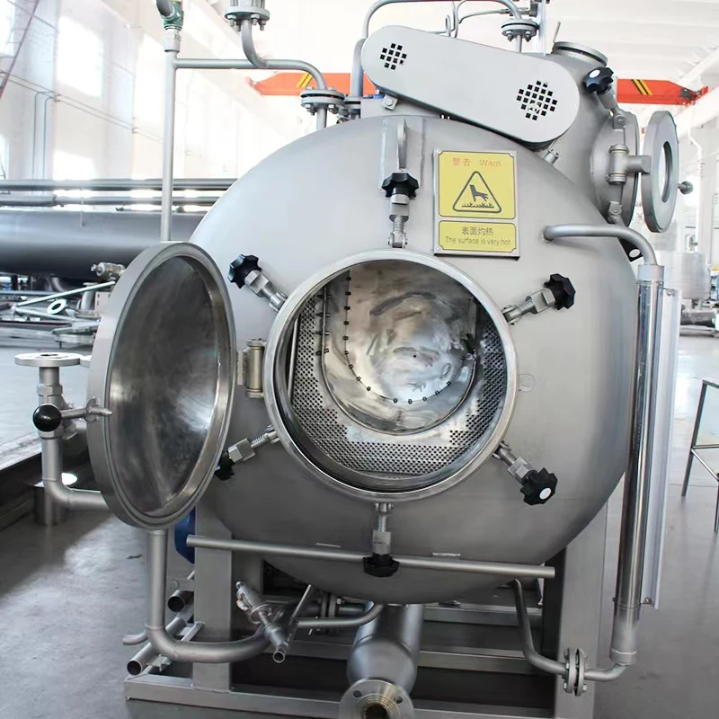 Macchina automatica per tintura a immersione Macchina per tintura tessile Macchina per tintura per tessuti a maglia campione in poliestere HTHP