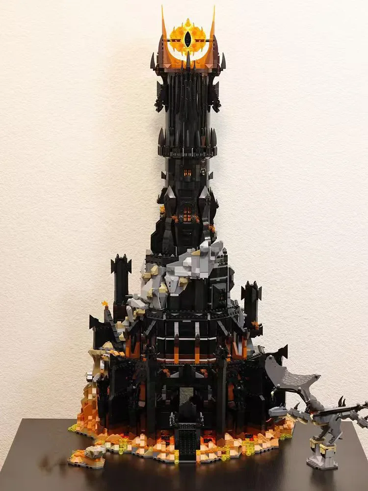 5471 шт. технические креативные черные башни, темные строительные блоки, комплект моделей, кирпичи, игрушки для мальчиков, подарки на день рождения для взрослых