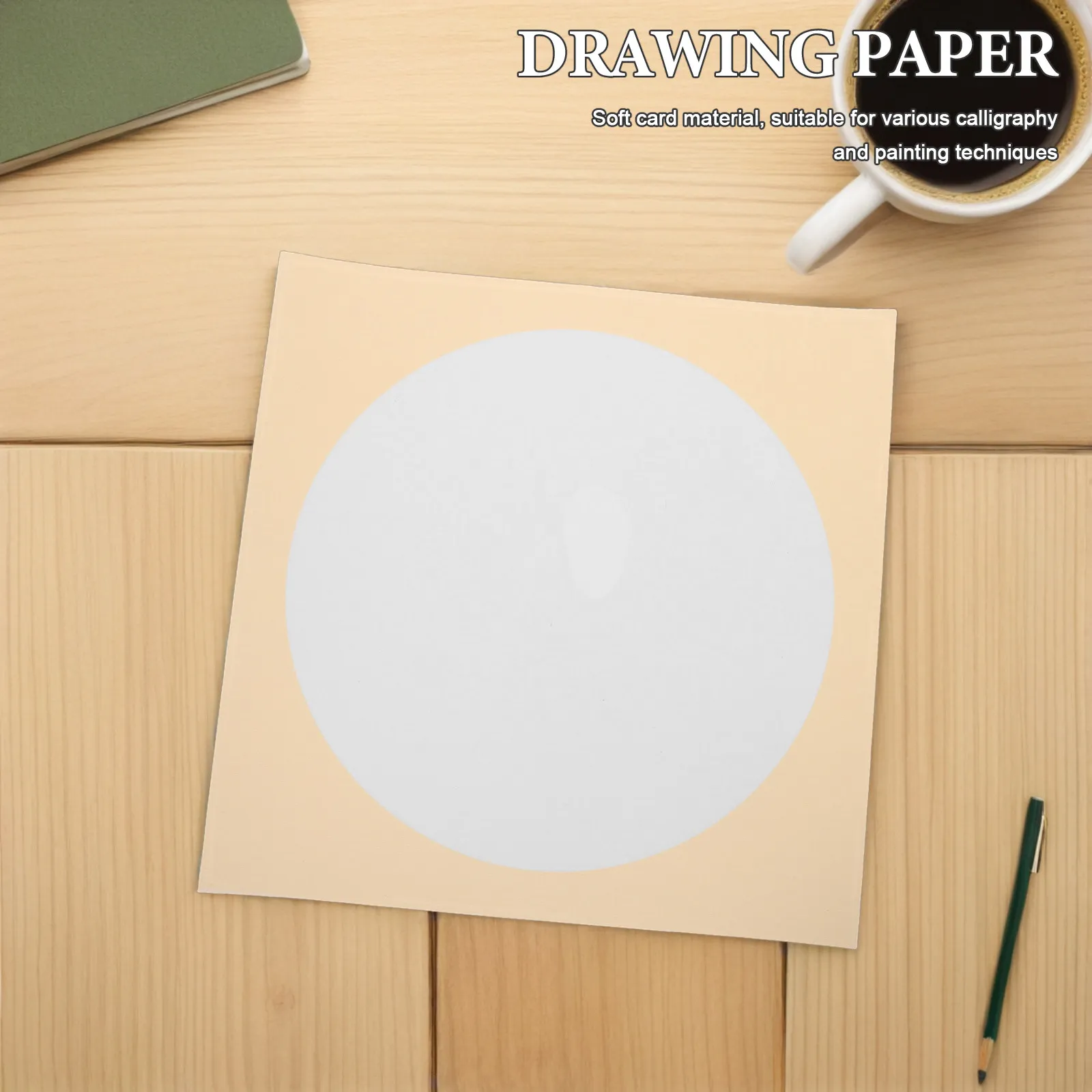 

30 Sheets 33x33cm Chinese Calligraphy Paper Xuan Rice Paper Thickened Soft Card Material for Ink Painting Drawing Art Practice