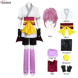 Machi Komacine Cosplay Kostuum Roze Pruik Halloween Carnaval Kostuums Voor Vrouwen Anime Cosplay Outfits Jurk