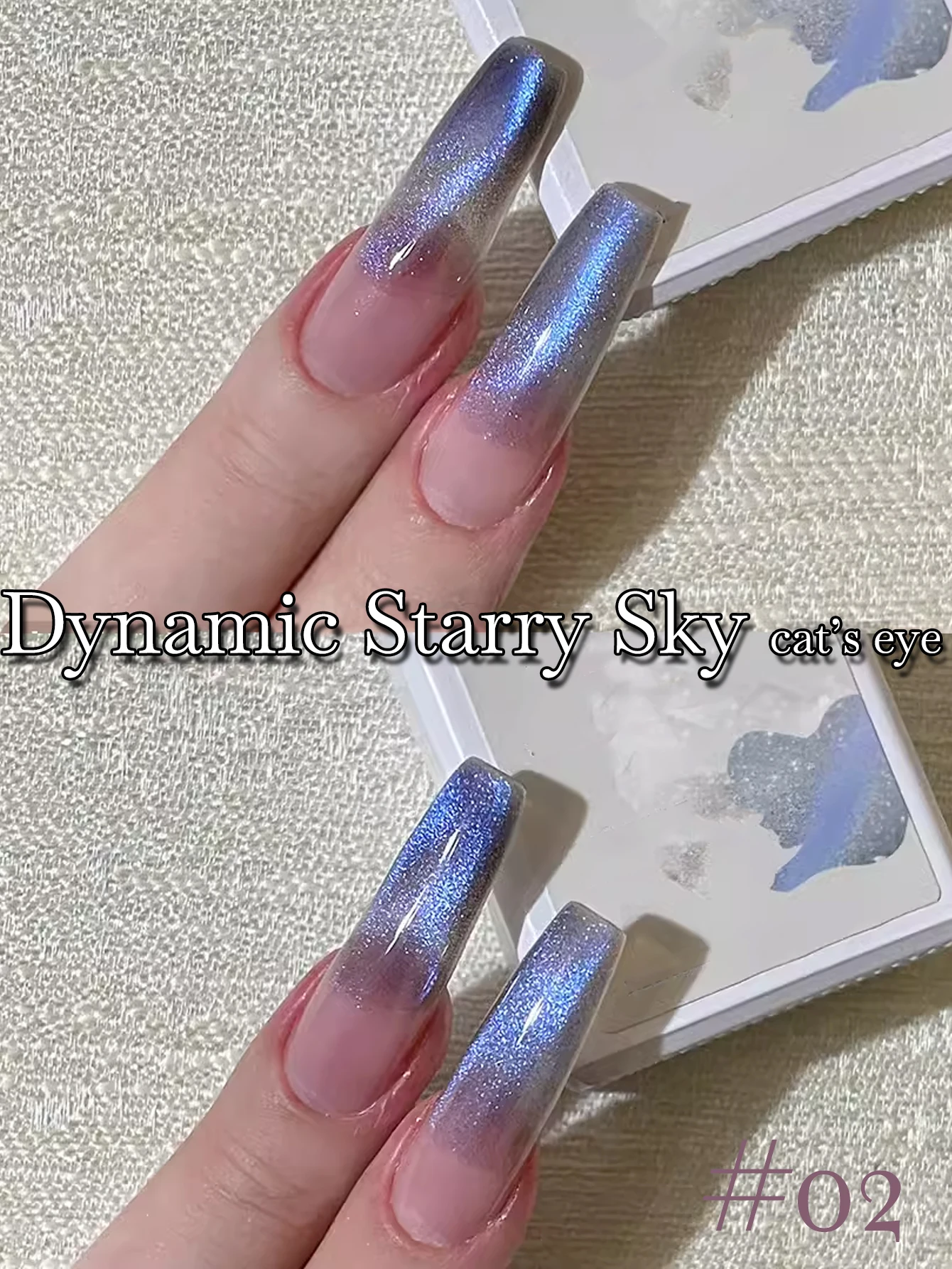 MIANEL 12ML Sterrenhemel Dynamisch Licht Chasing Crystal Cat Eye Gel Nagellak Speciale manicureset, Nail Art Fantasy Gel Polish