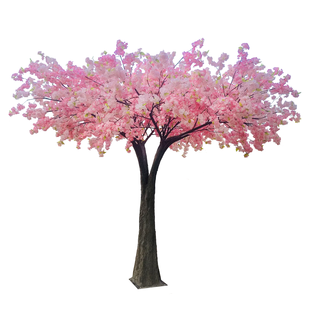 High-simulation artificial 2m tall cherry blossom tree for indoor walkway decoration Christmas and graduation activities
