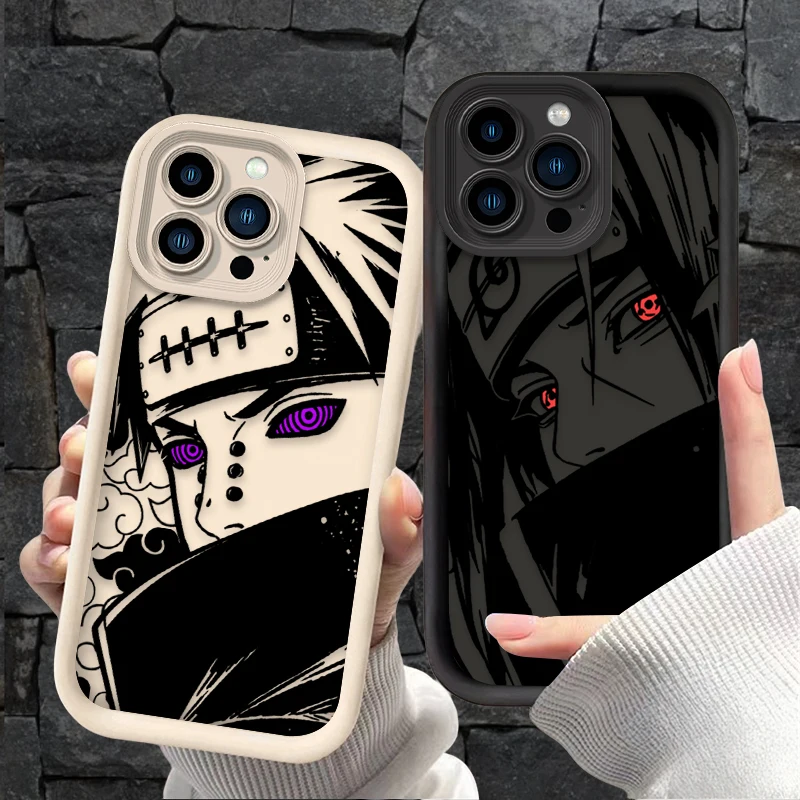Popularne etui na telefon z Naruto, Uchiha Itachi i Painem dla iPhone 17 Air 16 16E 15 14 13 12 11 Pro Max X…