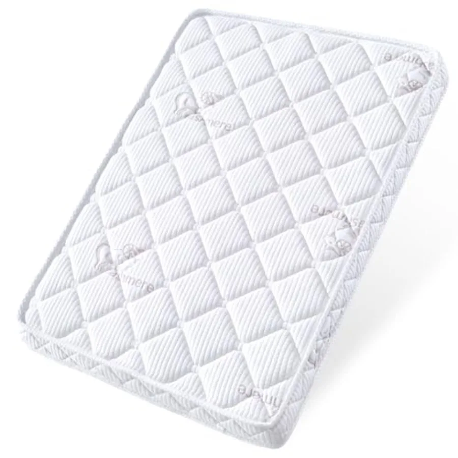 

Pack and Play Mattress - 38" x 26"- Premium Knitted Fabric Safety Reinforced Play Yard Mattress - Fits for Graco and Baby Trend