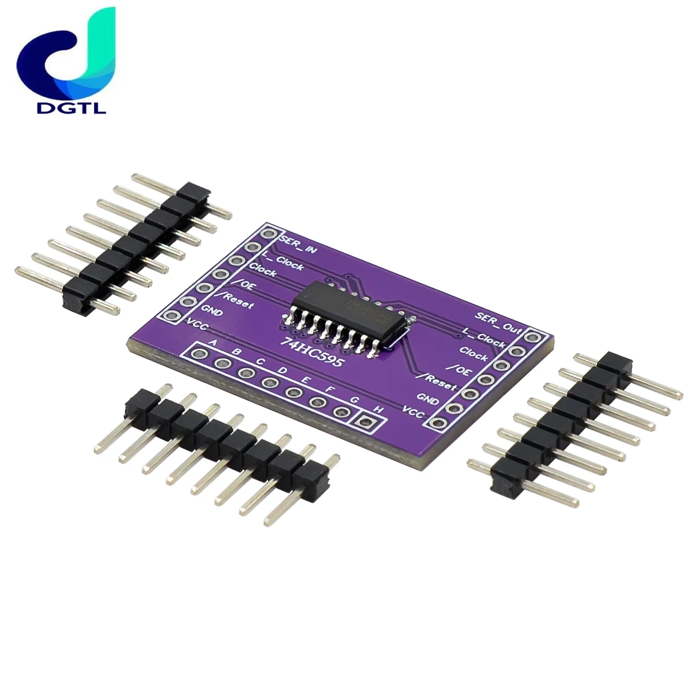 

DC3.3-5V 74HC595 expansion module shift register 8-bit shift register