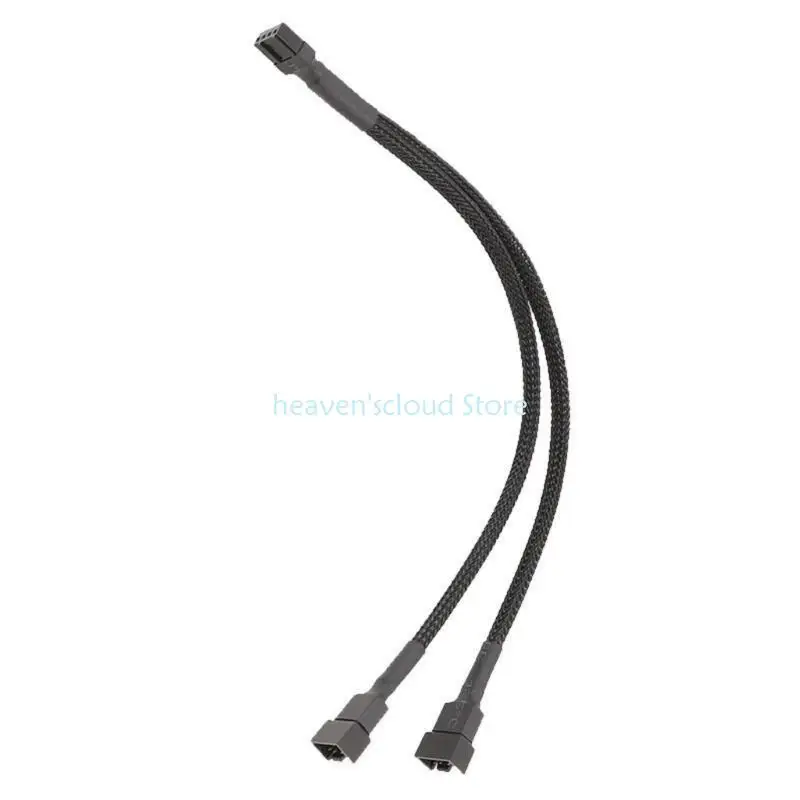 Y88B 4 핀 PWM CPU 팬 와이어 커넥터 어댑터 컴퓨터 팬 확장 전원 케이블 커넥터 스플리터 교체 액세서리