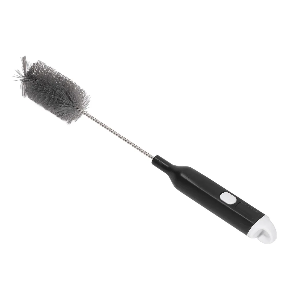 ABS Bottle Cleaning Brush Long Handle Black Long Handle Brush Flexible Reusable Multifunctional Cleaning Brush