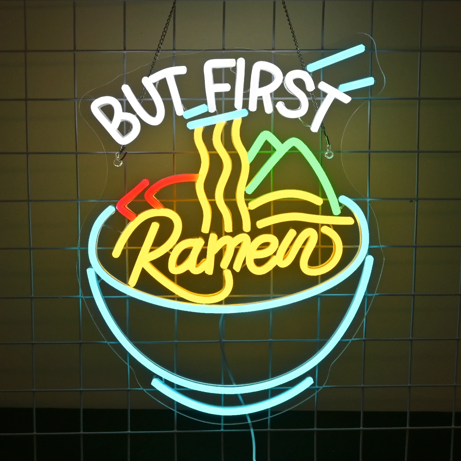 

Ramen Neon Sign Dimmable USB LED Light Sign Kitchen Restaurants Business Shop Fast Food Party Neon Ramen Sign Wall Decor Light