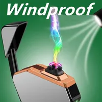 2026 New Laser Electric Lighter Rechargeable Pocket Plasma Lighter Windproof Type-C Portable Electronic