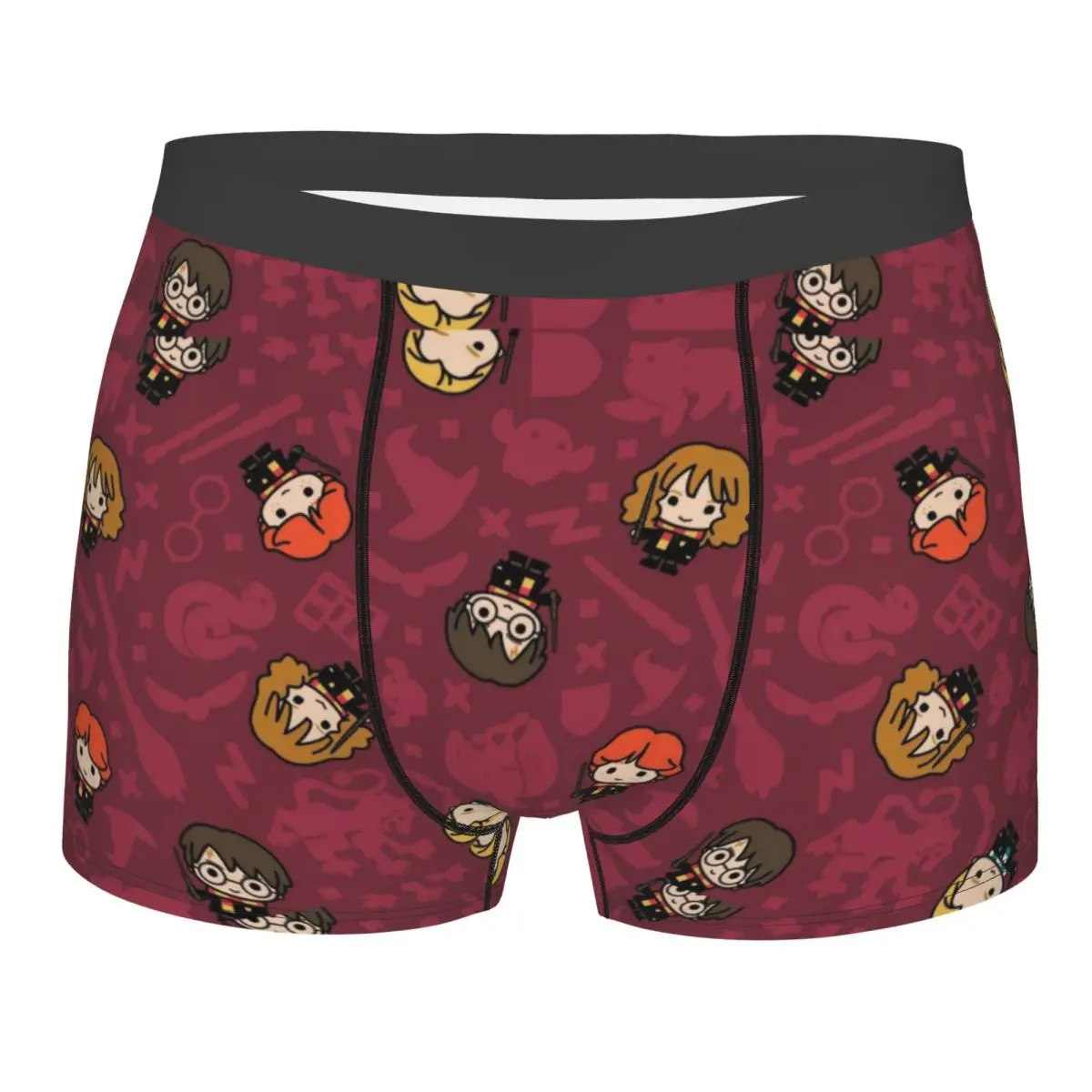 

Мужские сексуальные трусы-боксеры «Волшебные приключения Гарри Поттера», дышащие шорты-трусы для мужчин