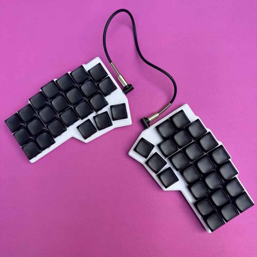 

Corne V4.1 Keyboard Kailh Choc V1 Switch Low Profile Horn Keyboard Custom Wired HotSwap Split Keyboard Kit RGB Vial Game Teclado