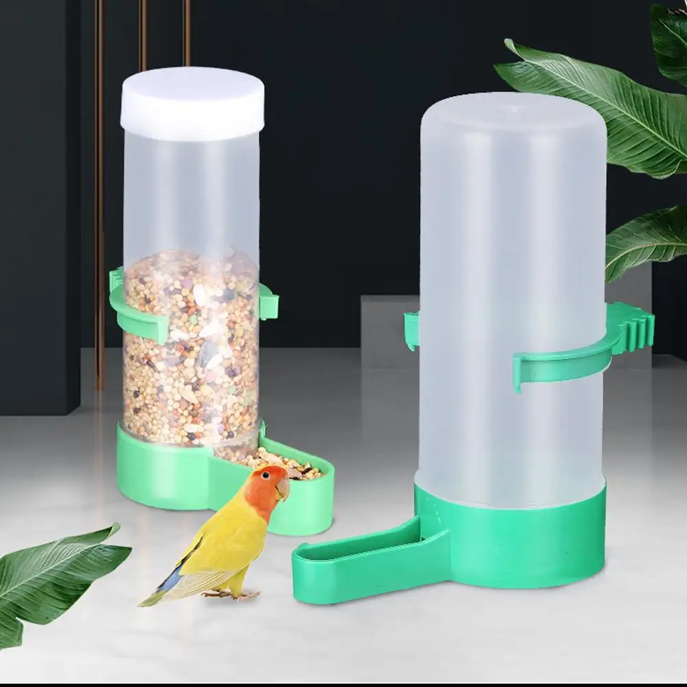 Automatic Water Dispenser for Birds Bird Food Feeder Tiger Skin Peony Parrot Anti-sprinkling Bird Food Cup Bird Supplies