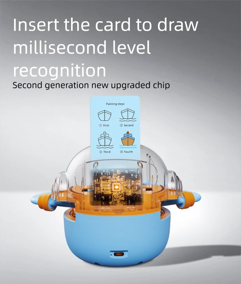 Xiaomi الذكية التحكم عن بعد روبوت Voicebots الرسم للأطفال صوت آلة الرسم التعليمية التفاعلية روبوت اللوحة السحرية