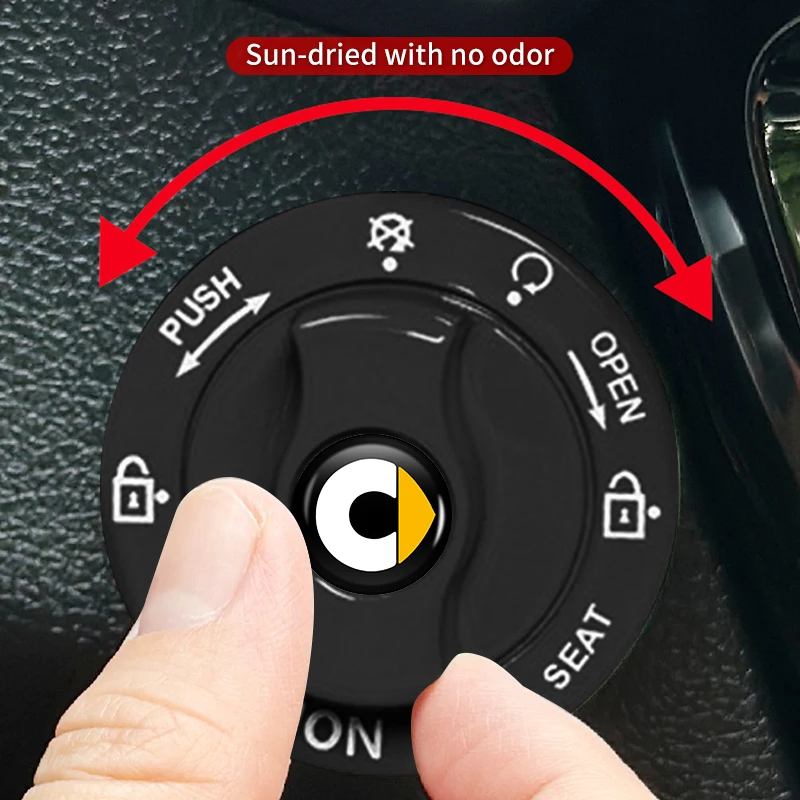 Universal Car Metal Start Button Protective Cover Interior For Smart Fortwo 451 450 453 Forfour EQ Cabrio Crossblade ROADSTER