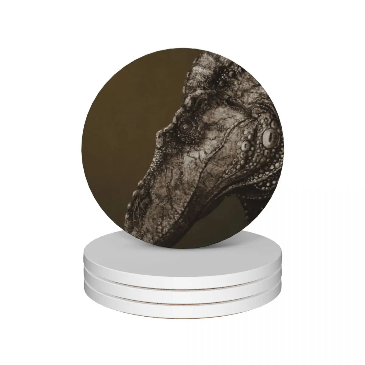 

Gorgosaurus Ceramic Coasters (Set of 4) Cup mat personalize white cup pads Coasters