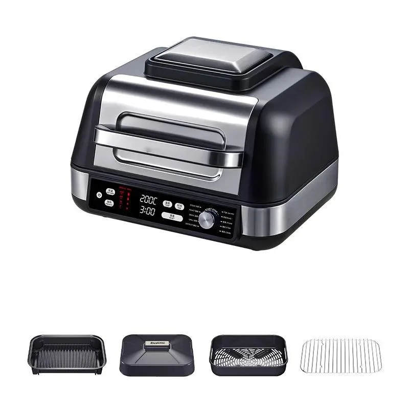 

110V 220V Intelligent Steak Machine Fully Automatic Steak Fryer Household High Temperature Grill Multifunctional Cooking Pot