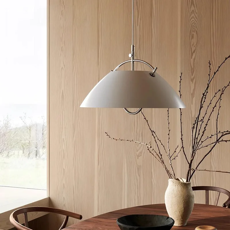 Denemarken Zwart/wit Rotundity Smeedijzeren LED Plafond Hanglampen Moderne Woonkamer Slaapkamer Restaurant Keuken Hanglampen