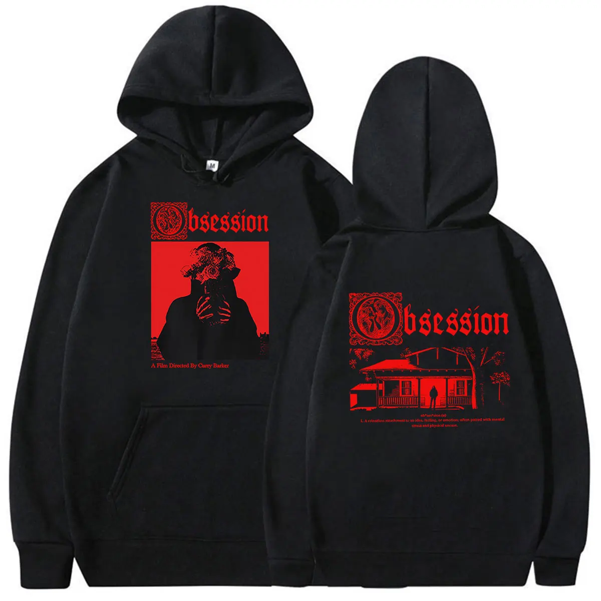 Sweat à capuche Obsession Movie Horror 2026 pour hommes et femmes, vêtement en polaire, pull-over, sweat-shirt vintage, mode, manches longues, streetwear