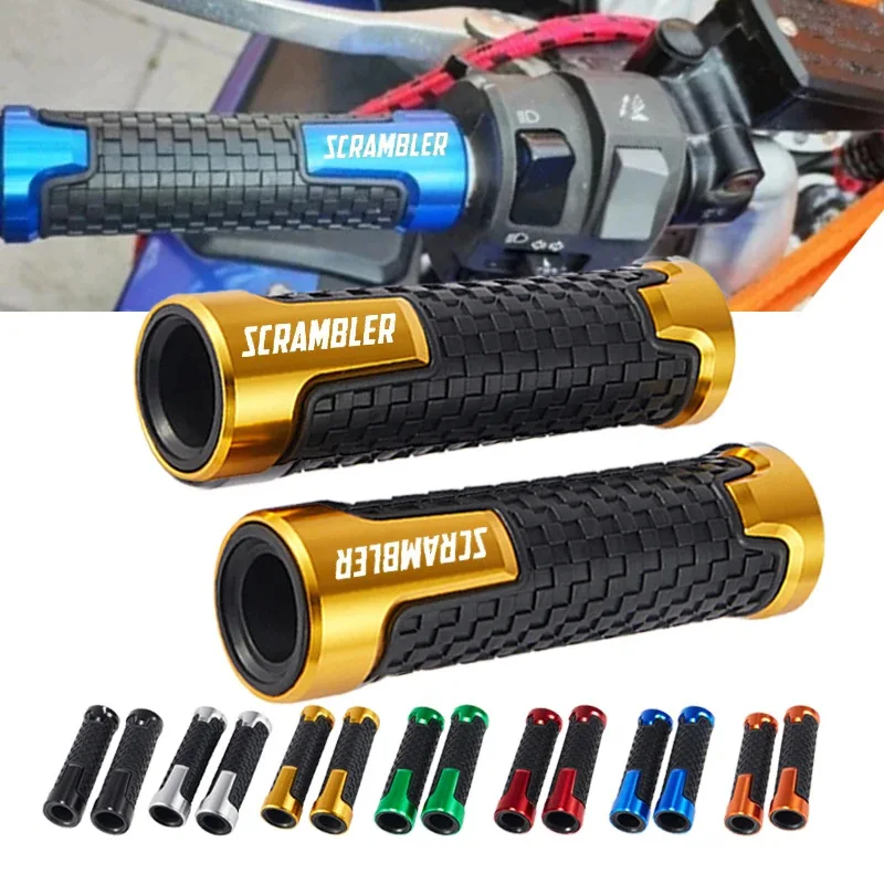 

Motorbike Grips For Ducati Scrambler 400 800 1100 Handlebar Rubber Motorbike Handlebar Grip Accessories 22MM