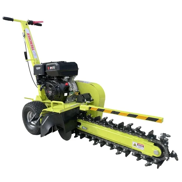 

Trencher Machine 600mm 15hp Petrol Walk Behind Ditch Digger Mini Trencher BM689