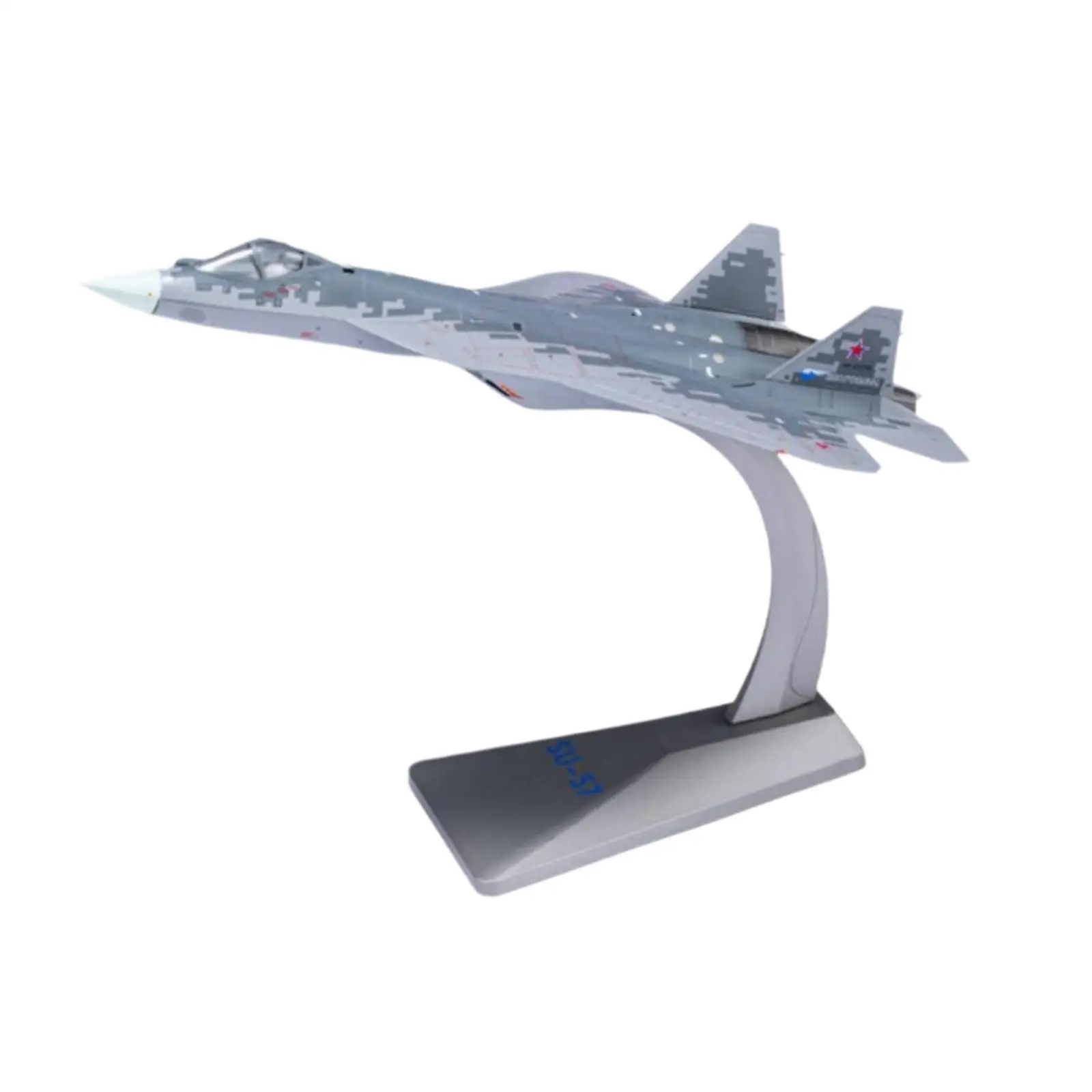 

Diecast Alloy Aircraft Toy 1:72 Simulation Sukhoi SU-57 with Stand Fighter Model Toy for Keepsake Birthday Gift Souvenir Gift