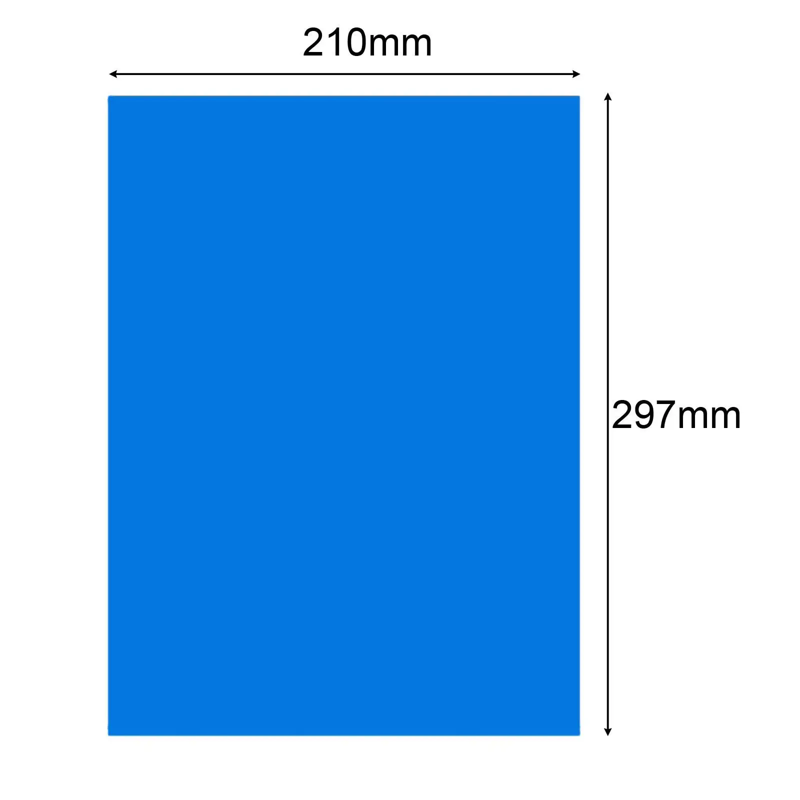 2Pcs PVC Translucent Sheet Colored Overlays Smooth Portable Multipurpose A4 Correction Gel Light for Headlight