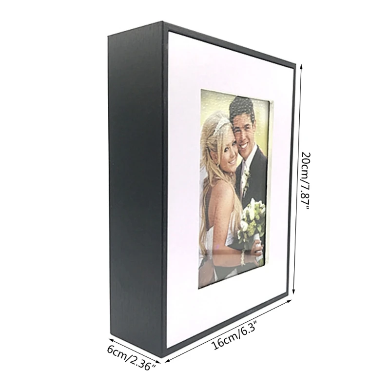 Photo Picture Frame Safe Mini Secret Compartment Home Office M6CE