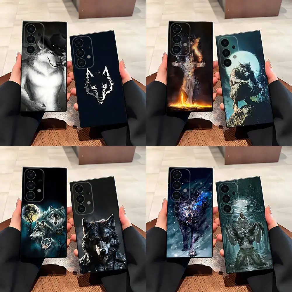 

A-Alpha Sigma Wolf Phone Case For Samsung S25,S24,S21,S22,S23,S30,Ultra,S20,Plus,Fe,Lite,5G Black Cover