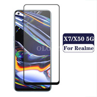 Glass on Realme X50 Pro 5G Tempered Glass For OPPO Realme X7 X50 Pro x7pro x50pro Protective Phone Cristal film redme 7 x7 Vetro