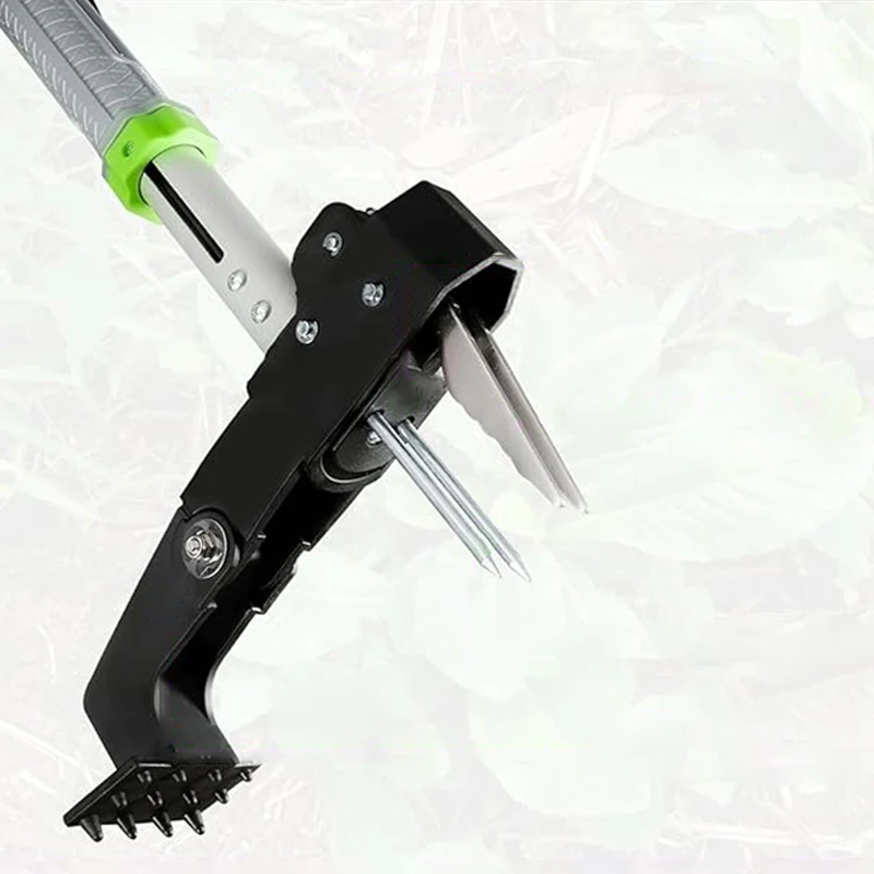 

2025The Garden Manual Weeding Tool Smoothly Removes Weeds Without Bending Over With a Long Pedal sharp 4-paw Weeder