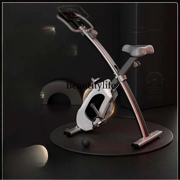 Home Exercise Smart Magnetic Control Indoor Sports Training Weight Loss Foldable Silent Spinning Bike