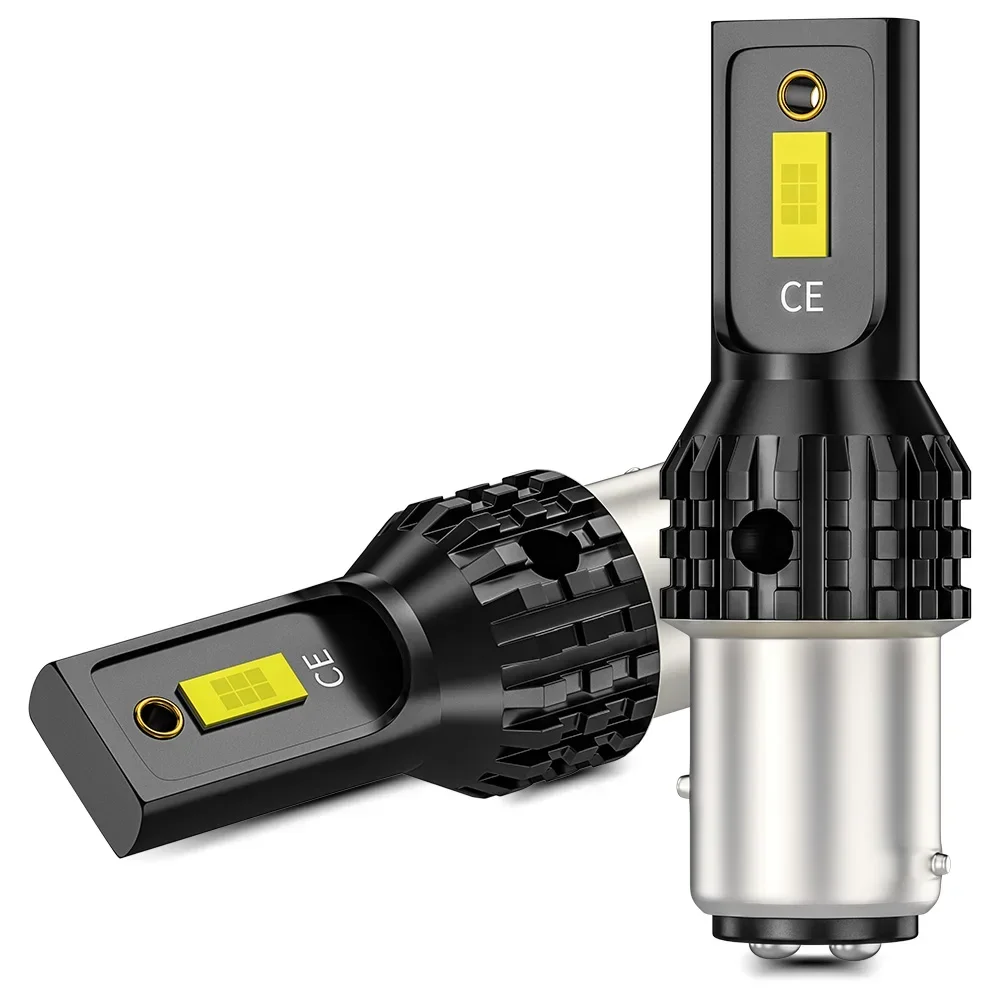 2 個 1157 P21/5W BAY15D 1156 BA15S P21W T25 3157 P27/7W 超高輝度 7440 W21W WY21W T20 3570 LED 電球リバースライト DRL 6000K