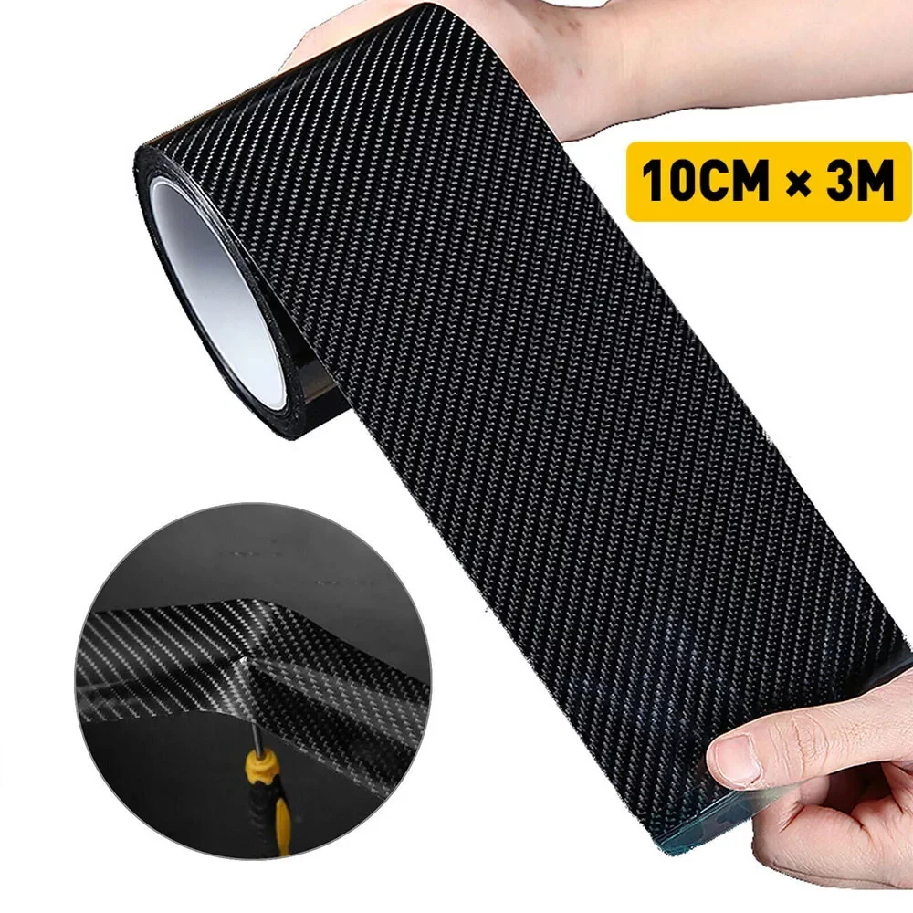 

Protective Carbon Fiber Tape Universal Car Sticker Anti-Scratch Flexible Scuff Tape for Car Door Exterior Trim Diy