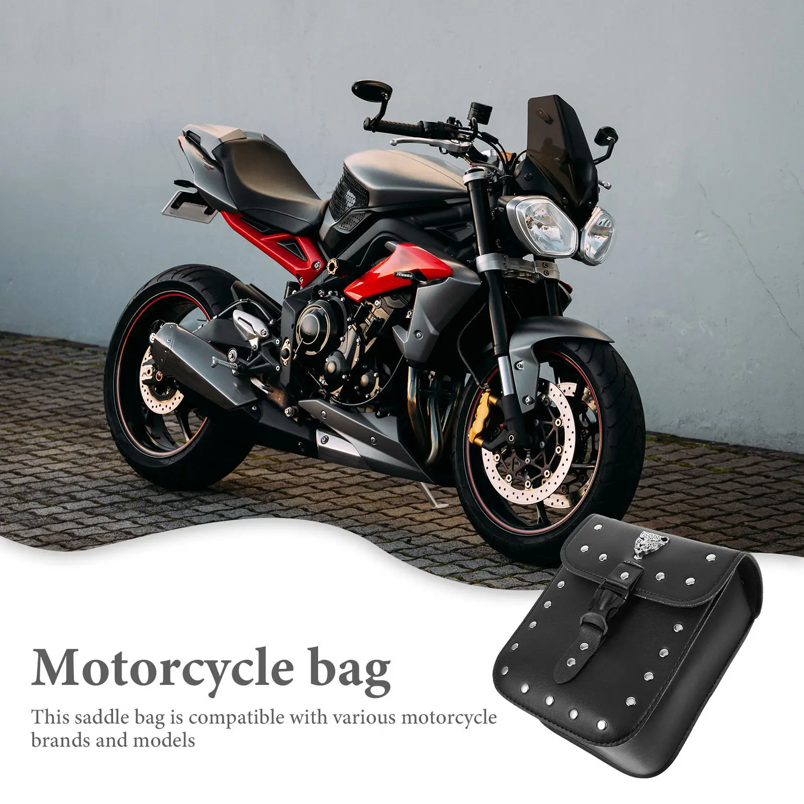 Motorcycle Side Bag Large Capacity Saddle Bag Organizer Multi Functional Tool Storage Motorcycle Tool Bags Waterproof - view 3