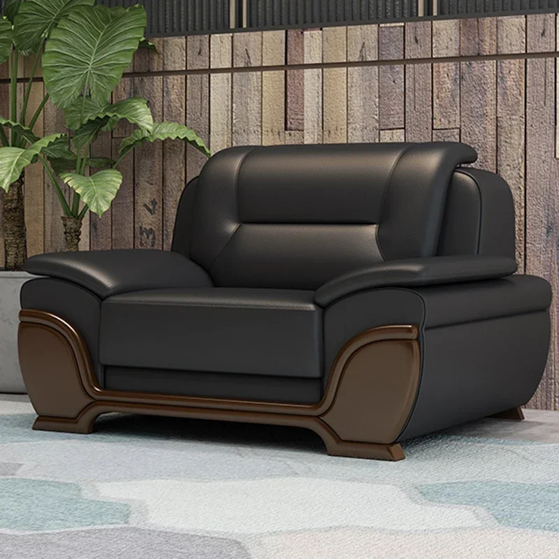 

Vintage Leather Sofa Organizer Minimalist 3 Seater Luxury Couch Adults Wooden Ergonomic Soffa Modern Home Furniture