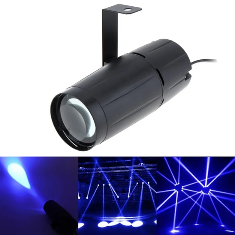 Luz led pinspot iluminação holofote super brilhante lâmpada espelho bolas festa discoteca efeito de palco projetor durável e-ue plug