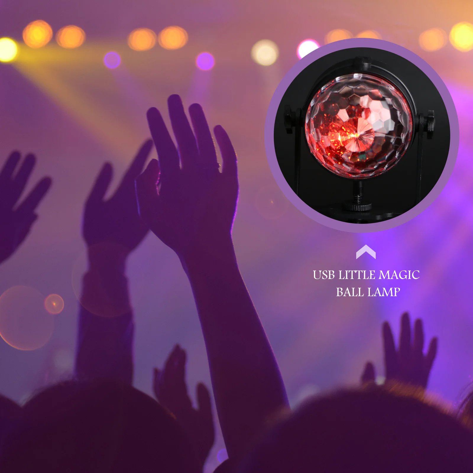 

Светодиодный голосовой контроль, красочный вращающийся шаровой светильник, 7 режимов, активируемый звуком, Dj-диско-лампа для сценического клуба, вечеринки, шаровой светильник