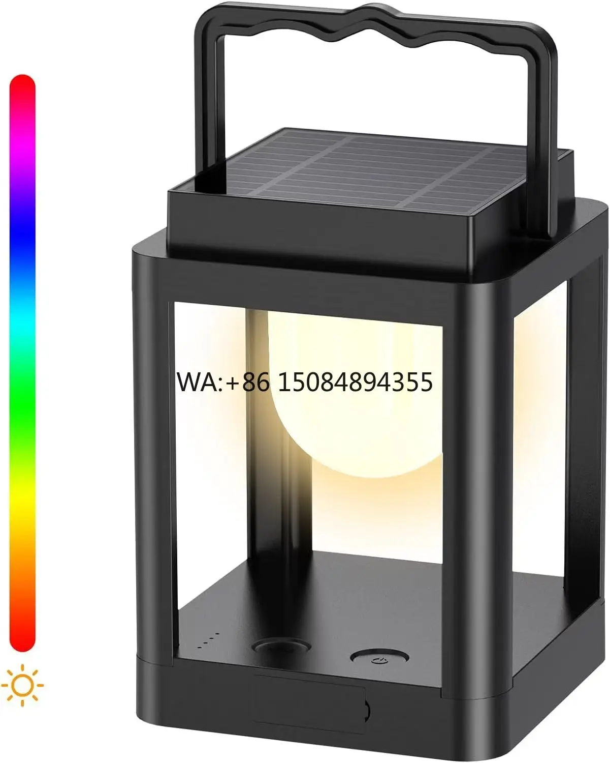 RGB Solar Lantern Hanging Lamp Waterproof for Garden Yard Path Party Solar Star Christmas Table Lights